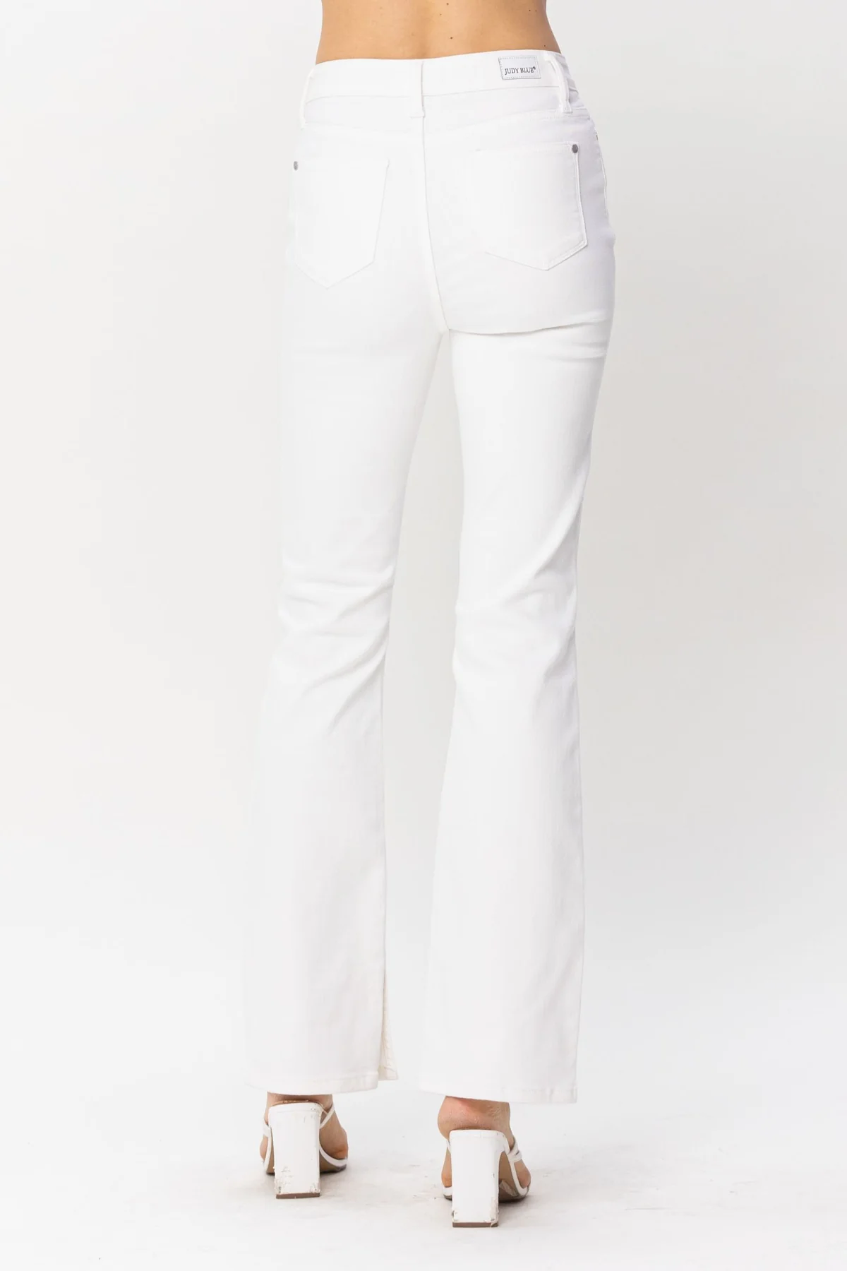 Judy Blue High Waist Side Slit Slim Boot Cut Jeans