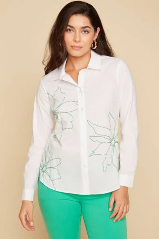 Crisp Classic Button-Down Blouse