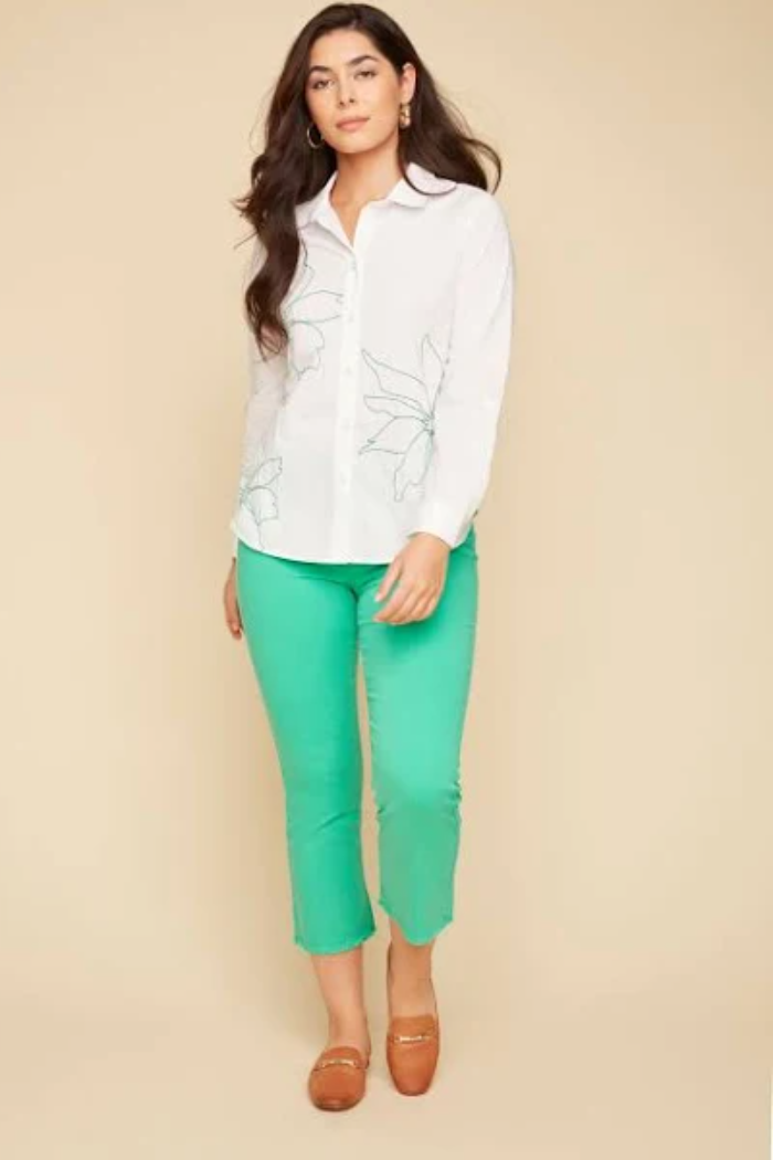 Crisp Classic Button-Down Blouse