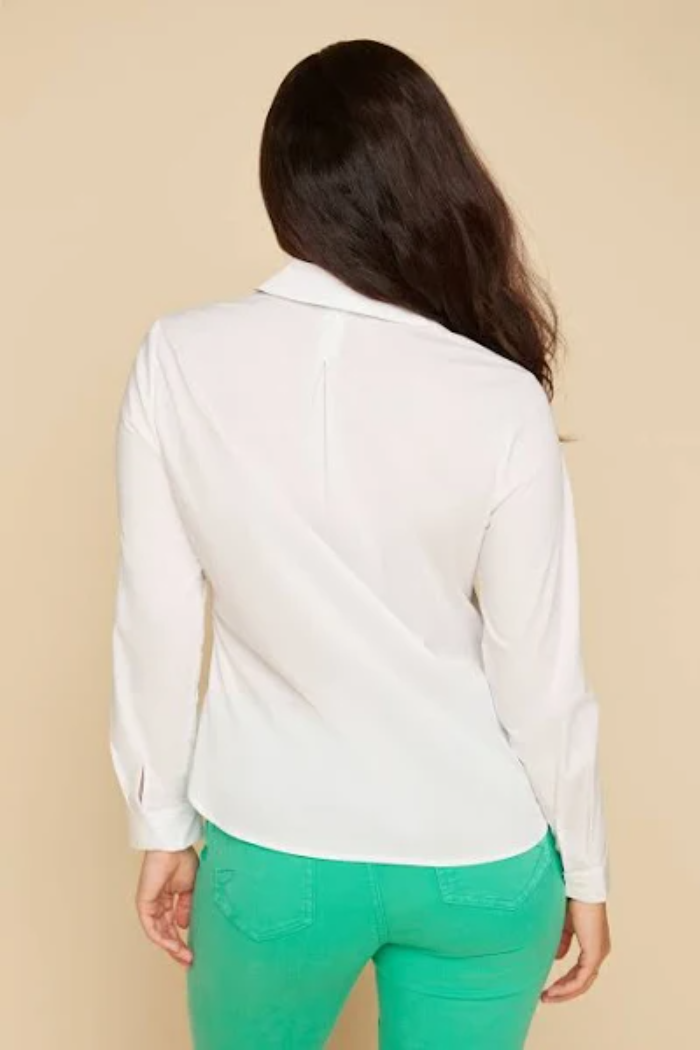 Crisp Classic Button-Down Blouse