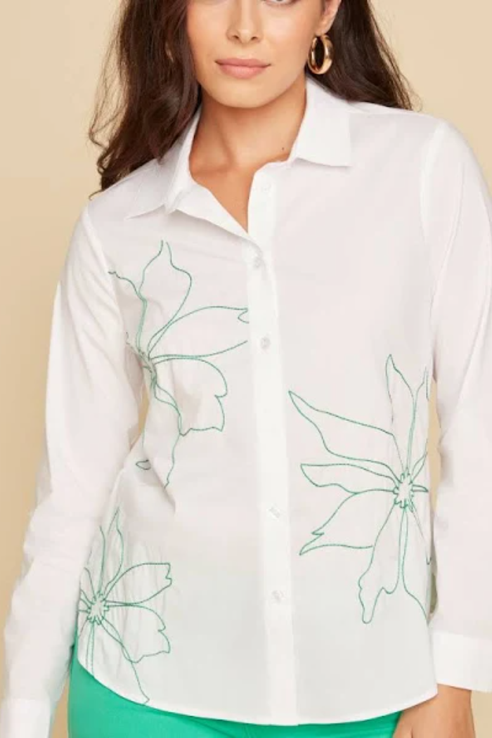 Crisp Classic Button-Down Blouse