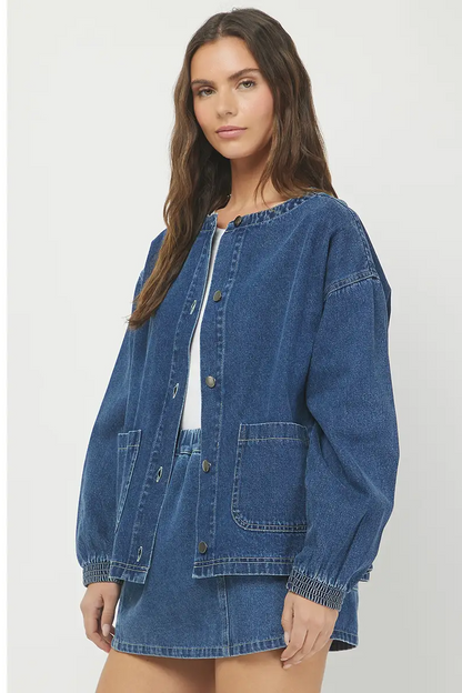 Indigo Washed Denim Jacket