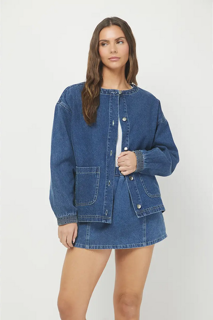 Indigo Washed Denim Jacket
