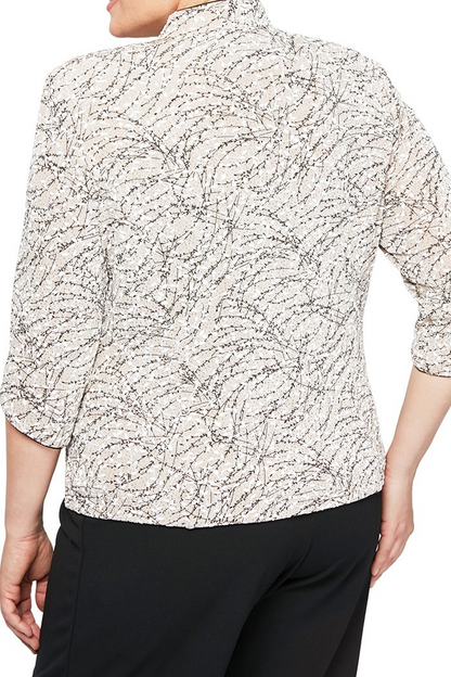 Mandarin Neck Twinset