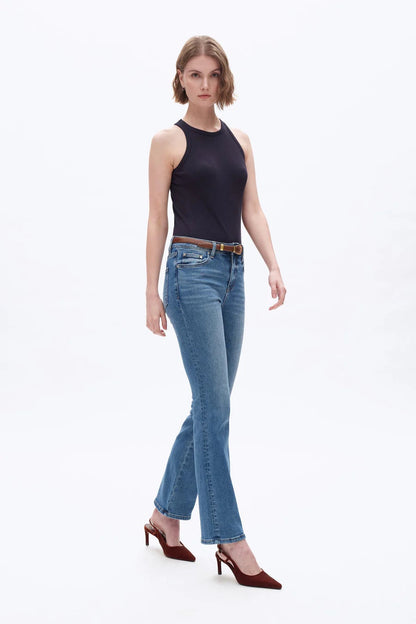 Bayeas Mid Rise Bootcut Denim Jeans