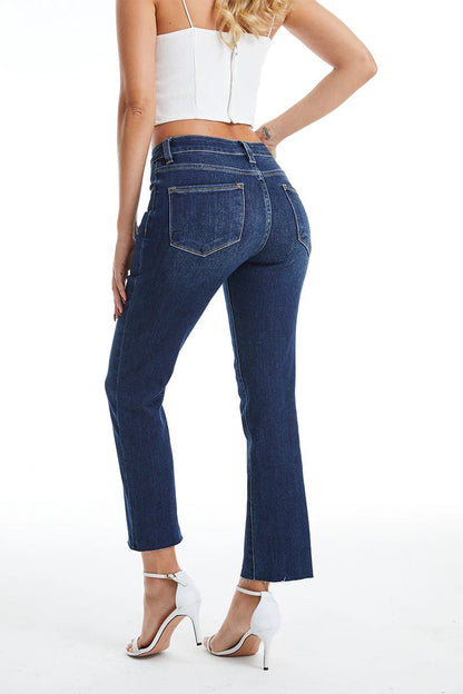 Bayeas Mid Rise Straight Jeans