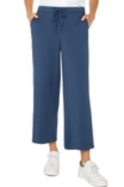 Pull-on Wide Leg Crop
