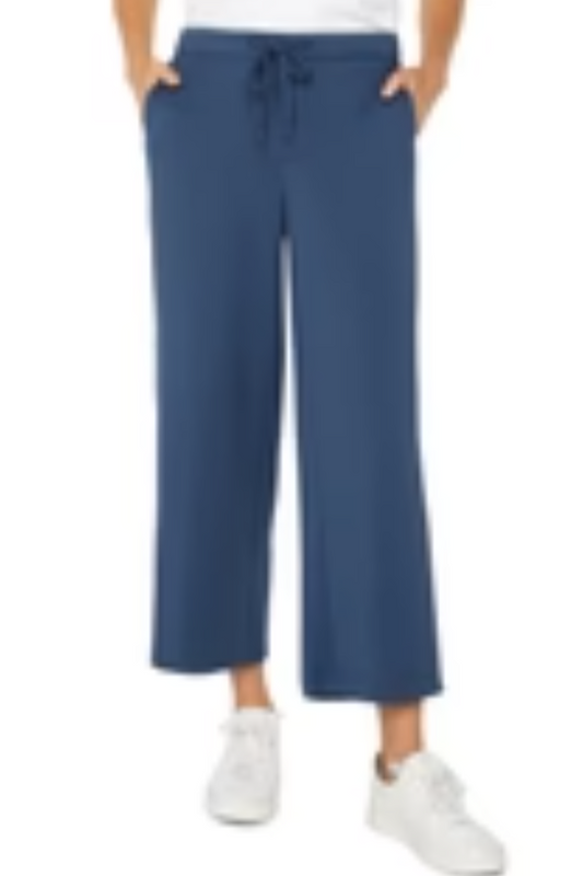 Pull-on Wide Leg Crop