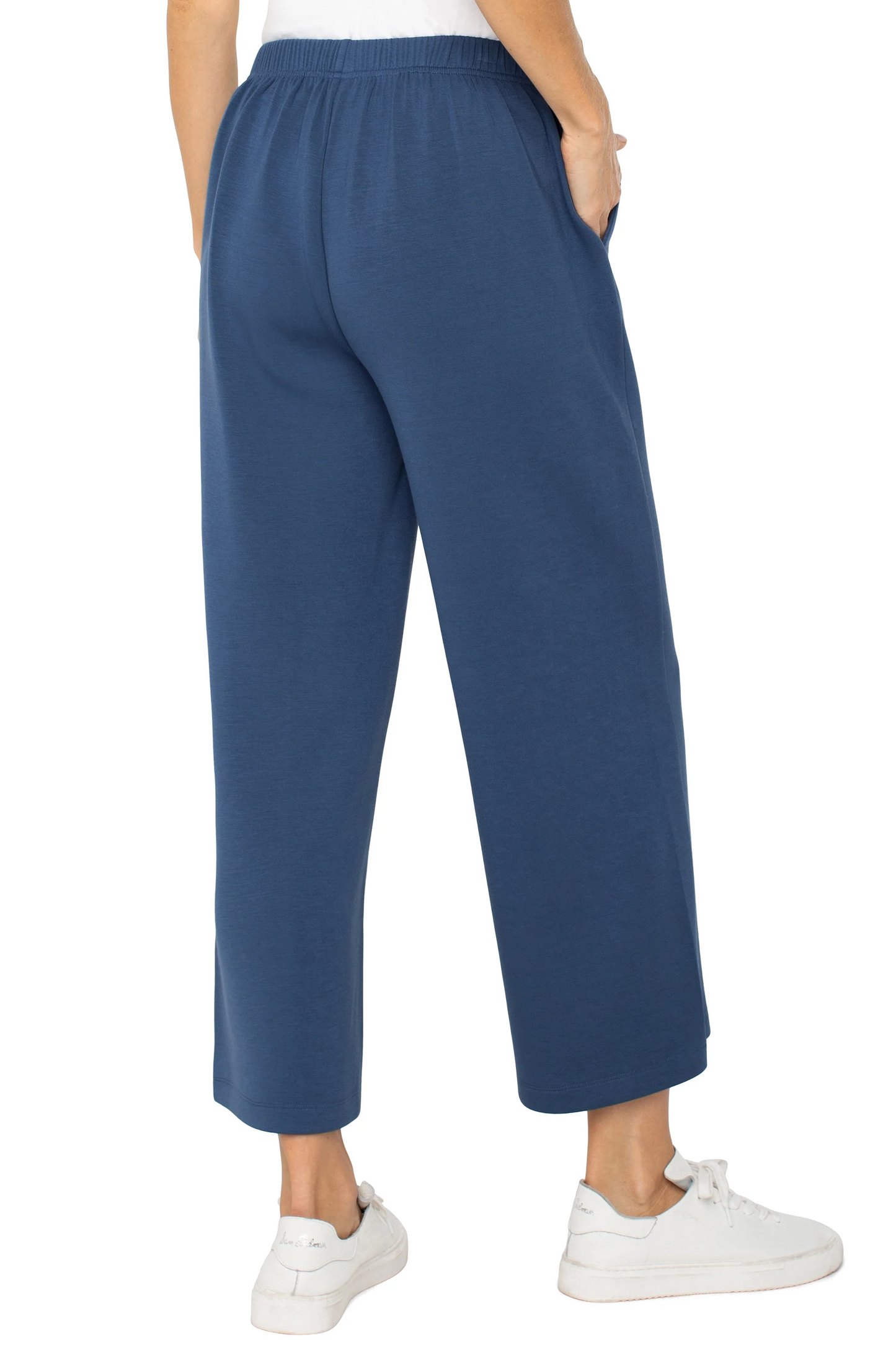 Pull-on Wide Leg Crop
