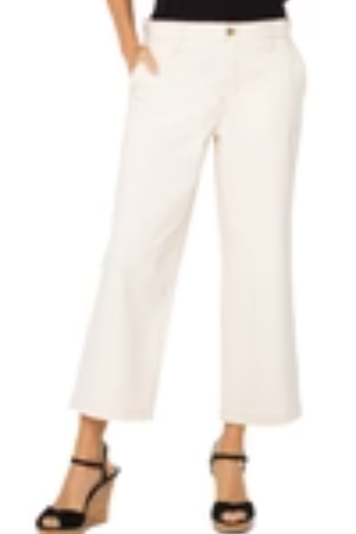 Utility Stride Wide Leg Crop W/ Side Tabs