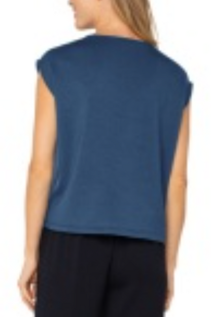 Dolman Sleeve V Neck Top