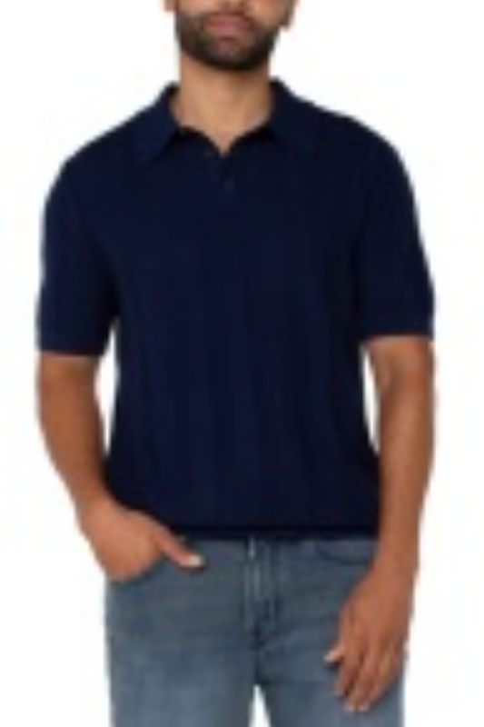 Men's Short Sleeve Knit Polo