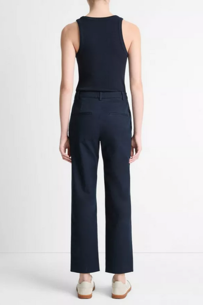 Mid-Rise Italian Stretch-Cotton Chino Pant