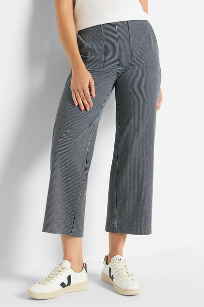 All Day Stripe Wide Leg Jean