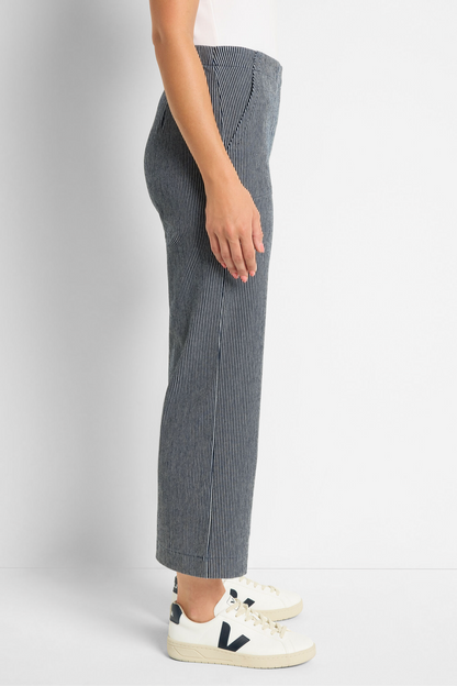 All Day Stripe Wide Leg Jean