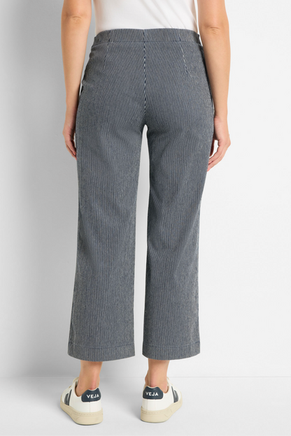 All Day Stripe Wide Leg Jean