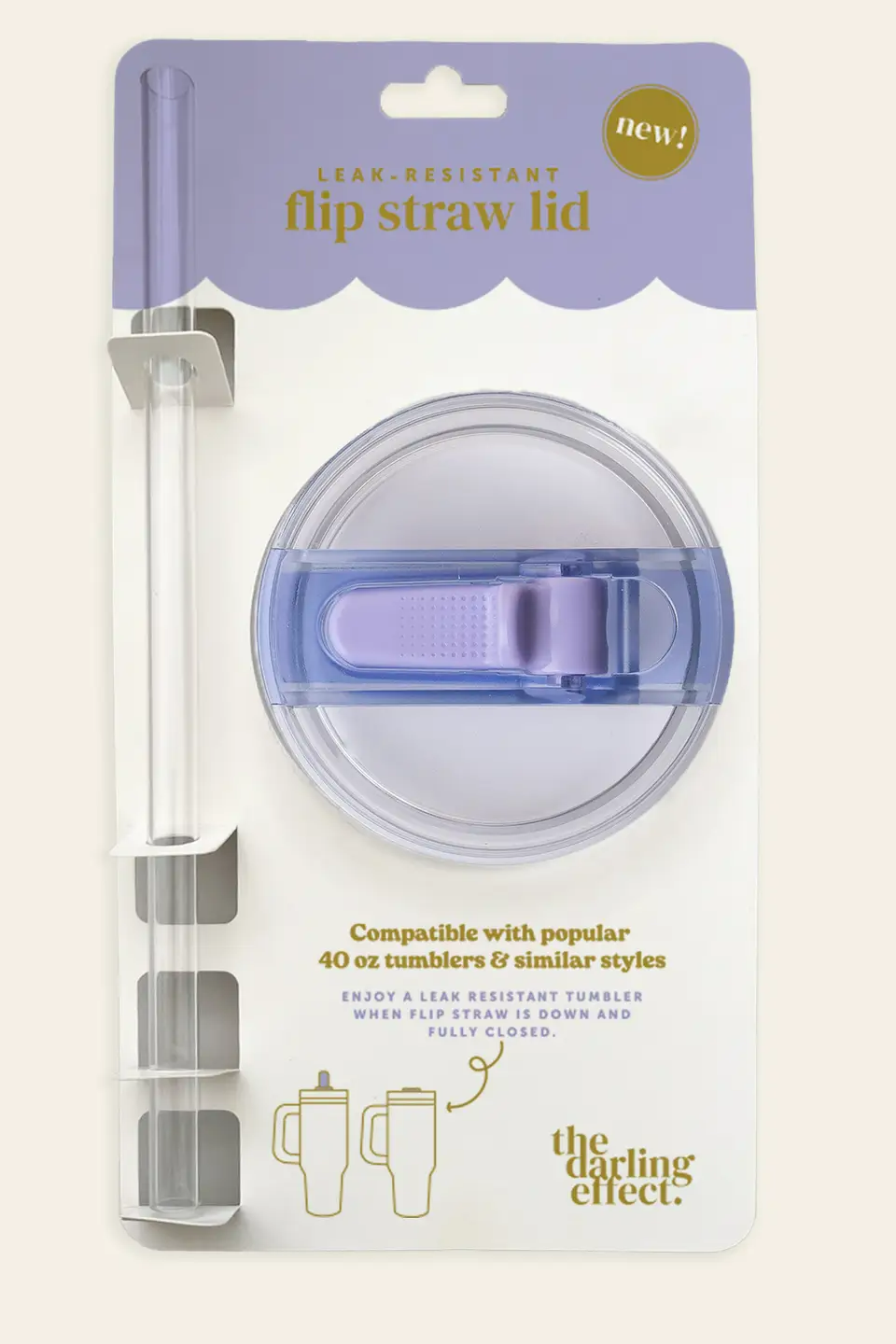 40 oz Lifestyle Flip Straw Lid