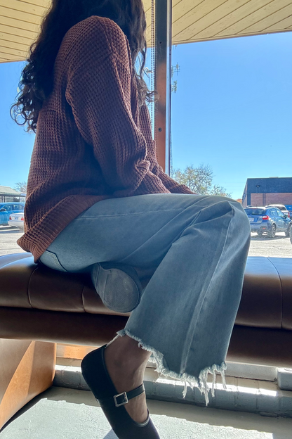 TRENDY WIDE LEG STRAIGHT LEG JEANS