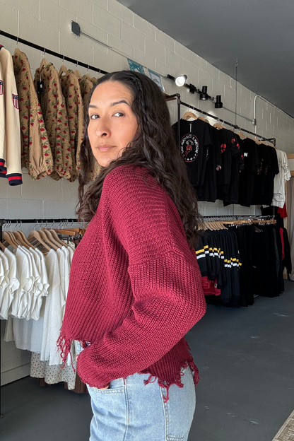 Tassel Knit Sweater