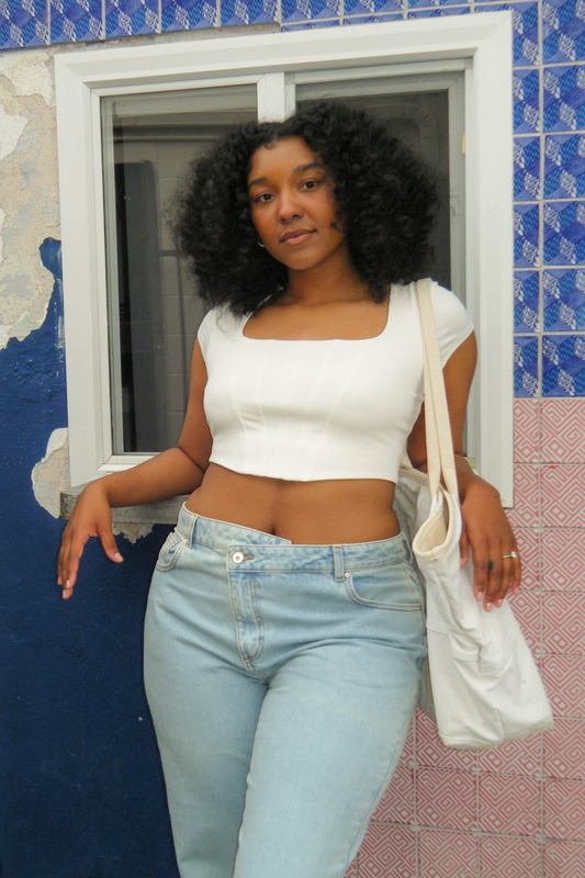 Corset Cap Sleeve Crop Top