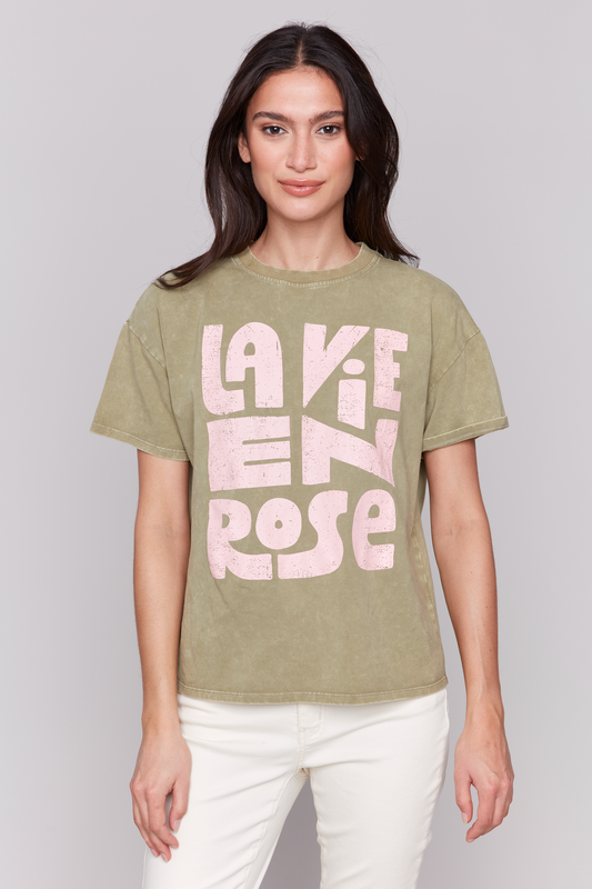 Loose Fit Drop Shoulder Short Sleeve T-Shirt