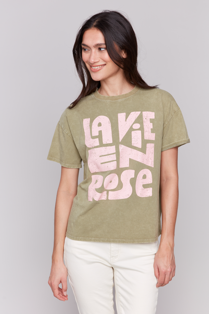 Loose Fit Drop Shoulder Short Sleeve T-Shirt