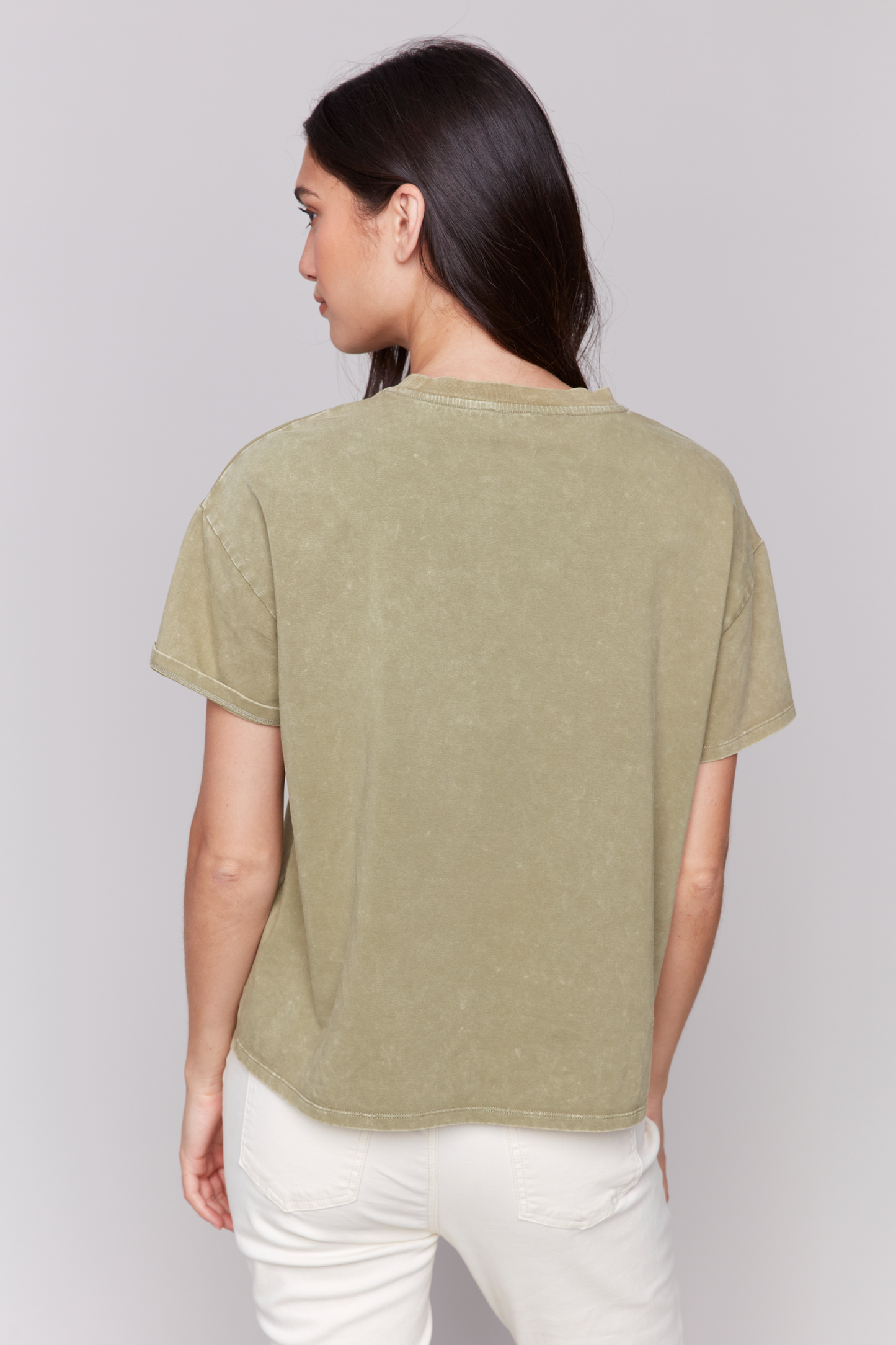 Loose Fit Drop Shoulder Short Sleeve T-Shirt