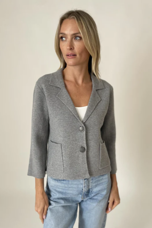Louisa Knit Blazer 3/4 sleeve