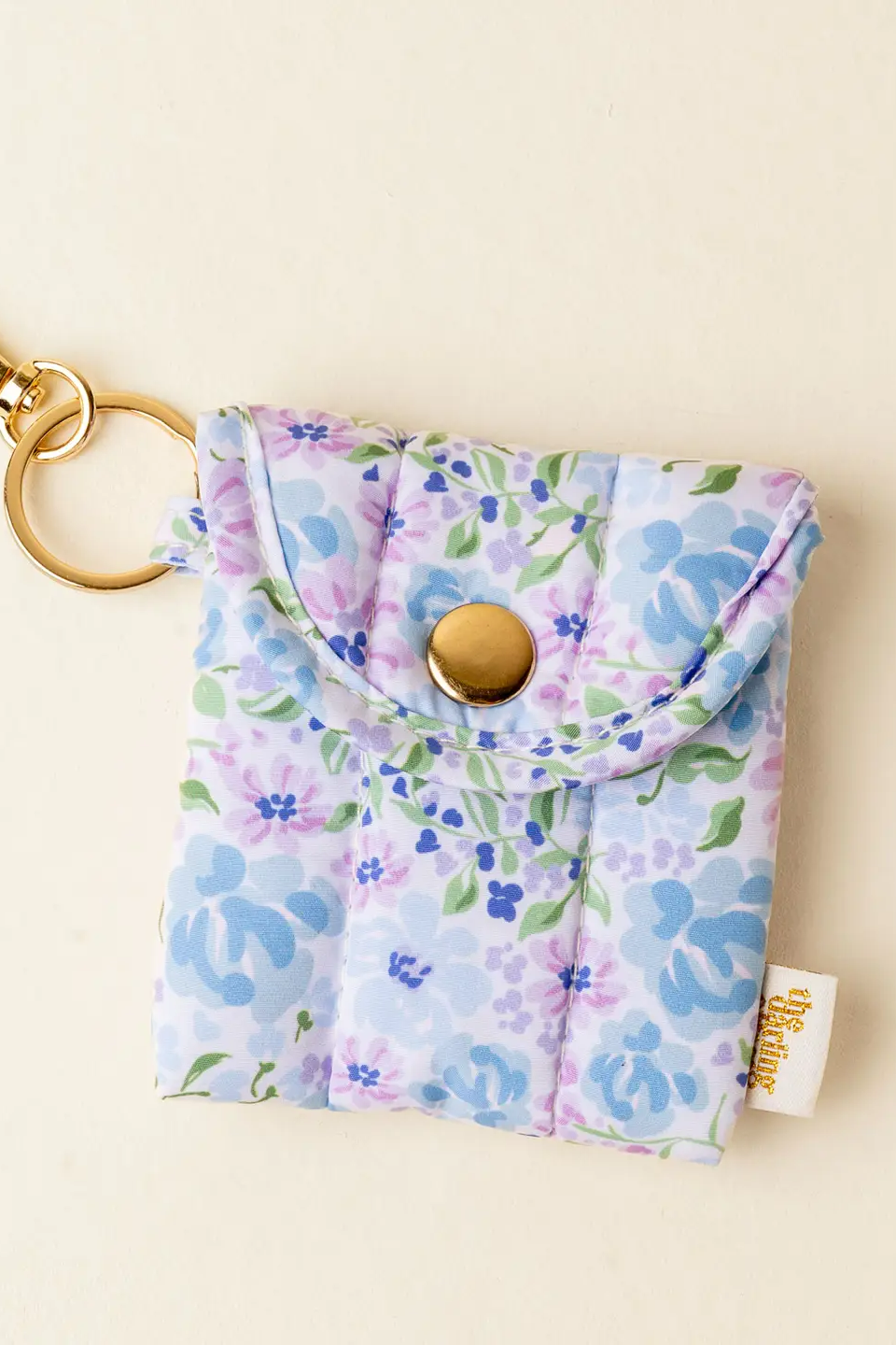 Puffy Earbud Case Keychain