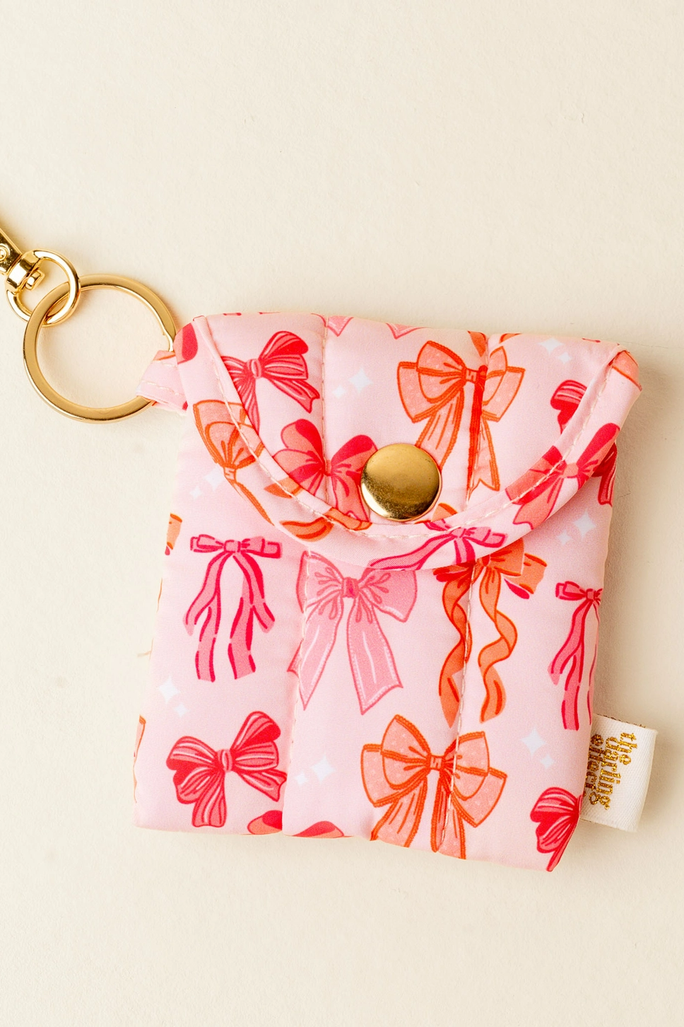 Puffy Earbud Case Keychain