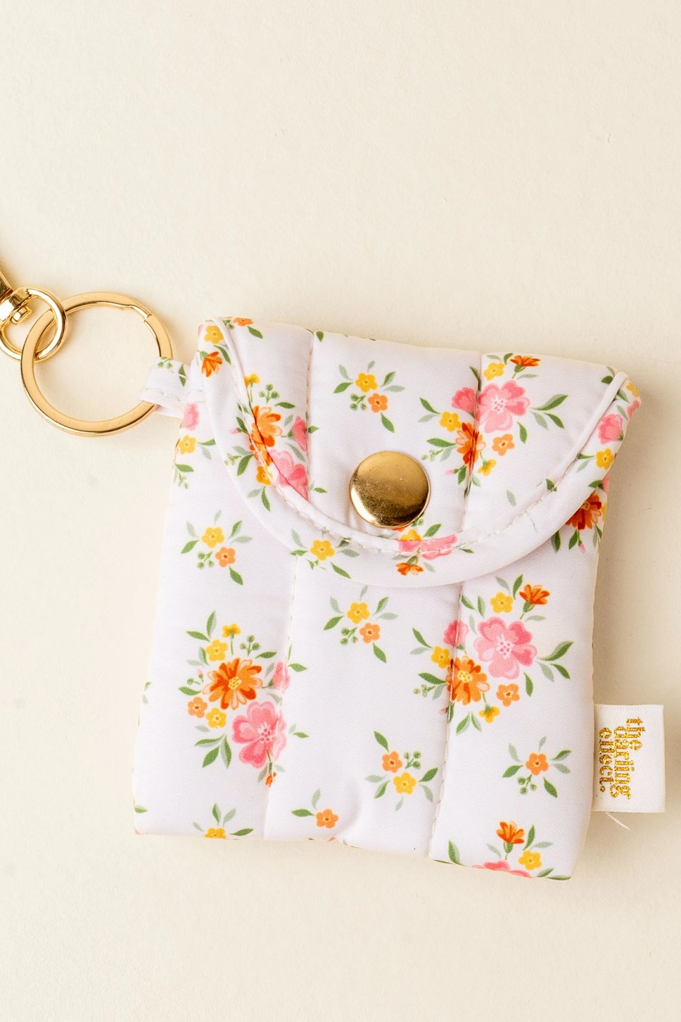 Puffy Earbud Case Keychain
