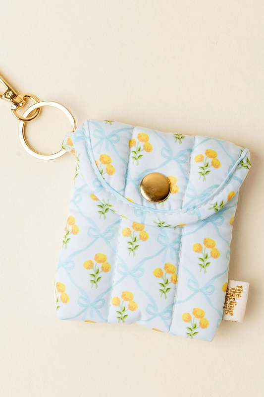 Puffy Earbud Case Keychain