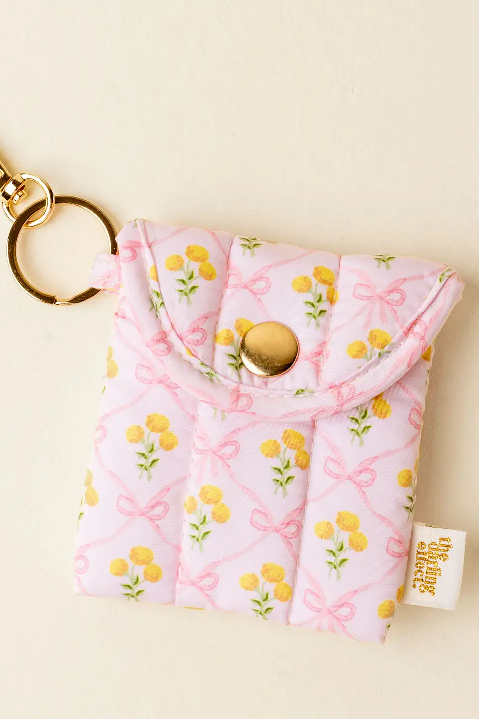 Puffy Earbud Case Keychain