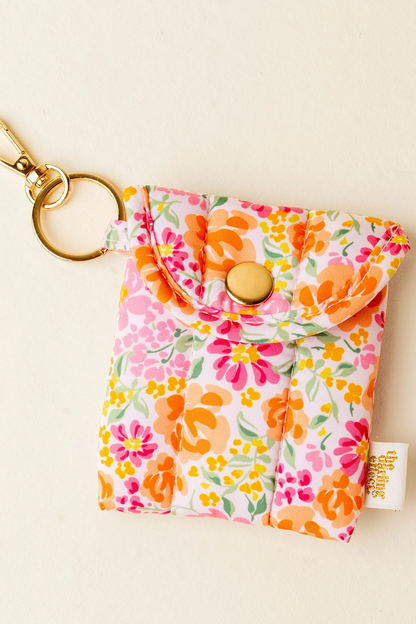 Puffy Earbud Case Keychain