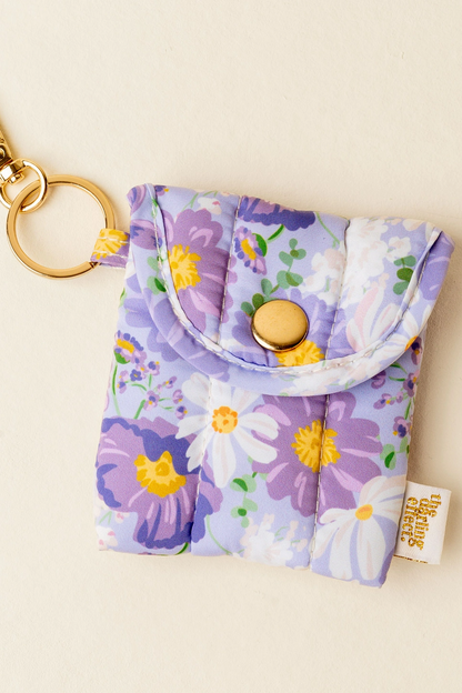 Puffy Earbud Case Keychain