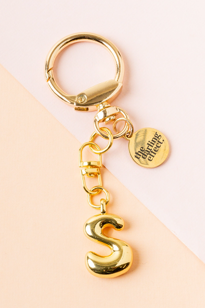 Bubble Letter Keychain