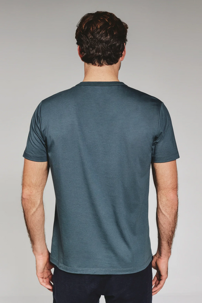 Modal  Crew Neck Tee- Petrol Navy