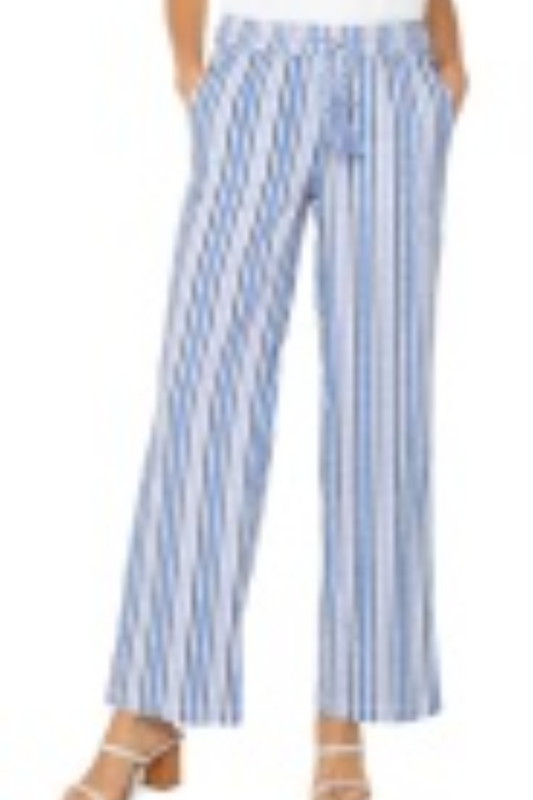 Pull on Drawstring Stipr Pant
