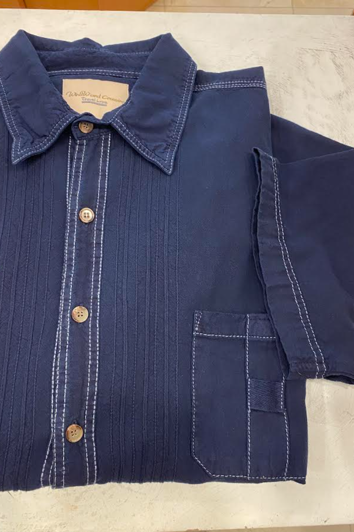 Santiki Travelers Button Down Shirt