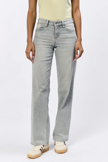 Taylor Midrise Clean Hem Denim