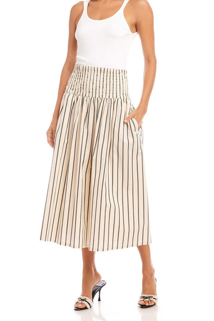 Rhea Stripe Skirt