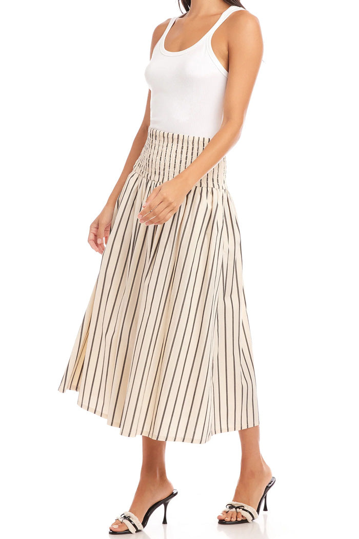 Rhea Stripe Skirt