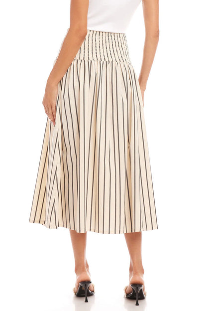 Rhea Stripe Skirt