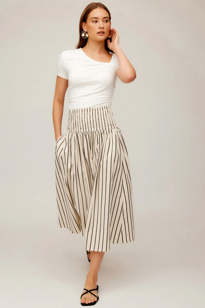 Rhea Stripe Skirt
