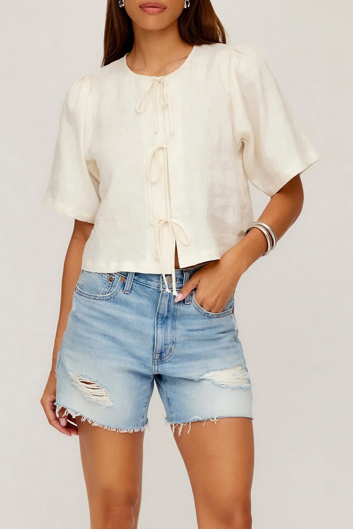 Nadine Bow Detail Top