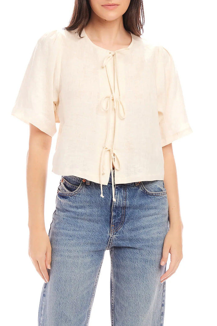 Nadine Bow Detail Top