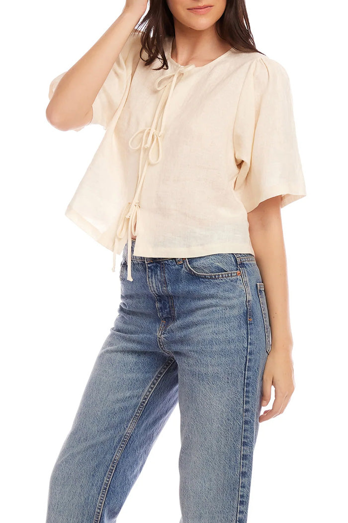 Nadine Bow Detail Top