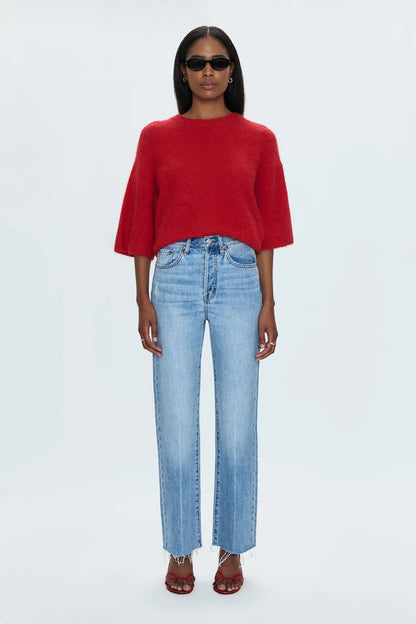 Cassie Super High Rise Straight- Savvy Vintage