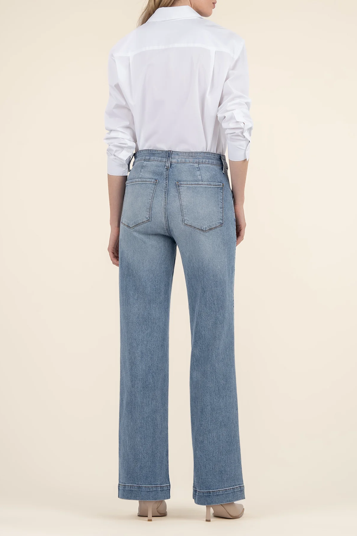 Jodi High Rise Wide Leg- Vital w/Medium Base Wash