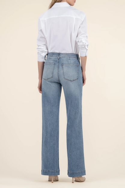 Jodi High Rise Wide Leg- Vital w/Medium Base Wash